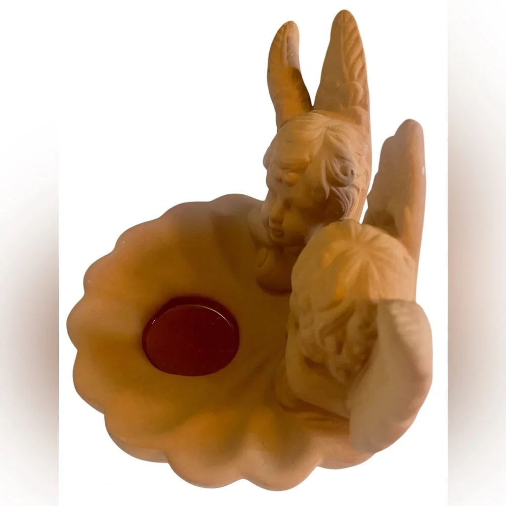 PartyLite Angel Candle Holder - Terracotta